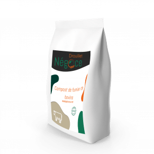 Véritable fumier de bovins composté