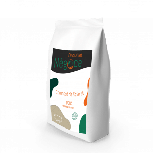 Compost issue de la déshydrations du lisier de porc par séparation de phase.